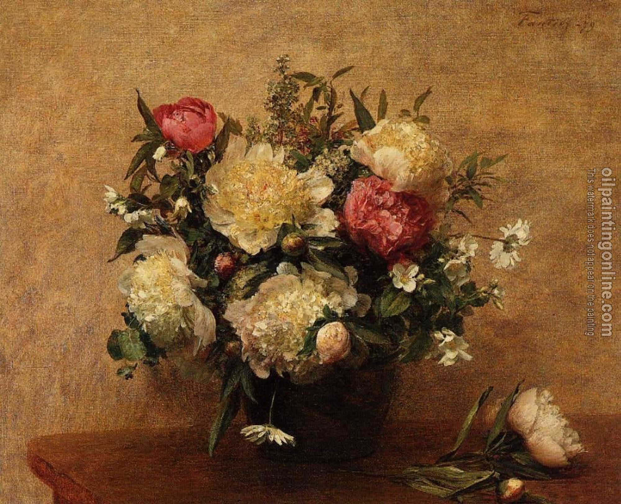 Fantin-Latour, Henri - Peonies